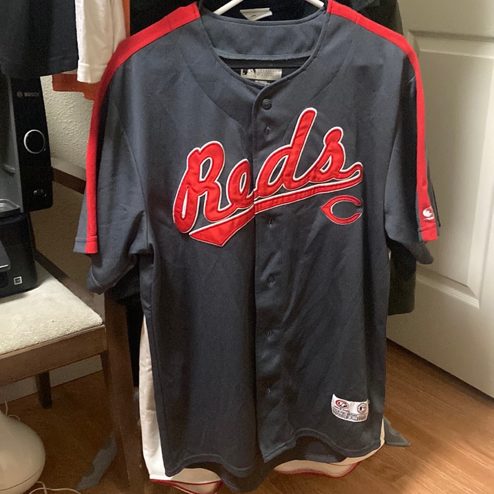 REDS M JERSEY ADULT